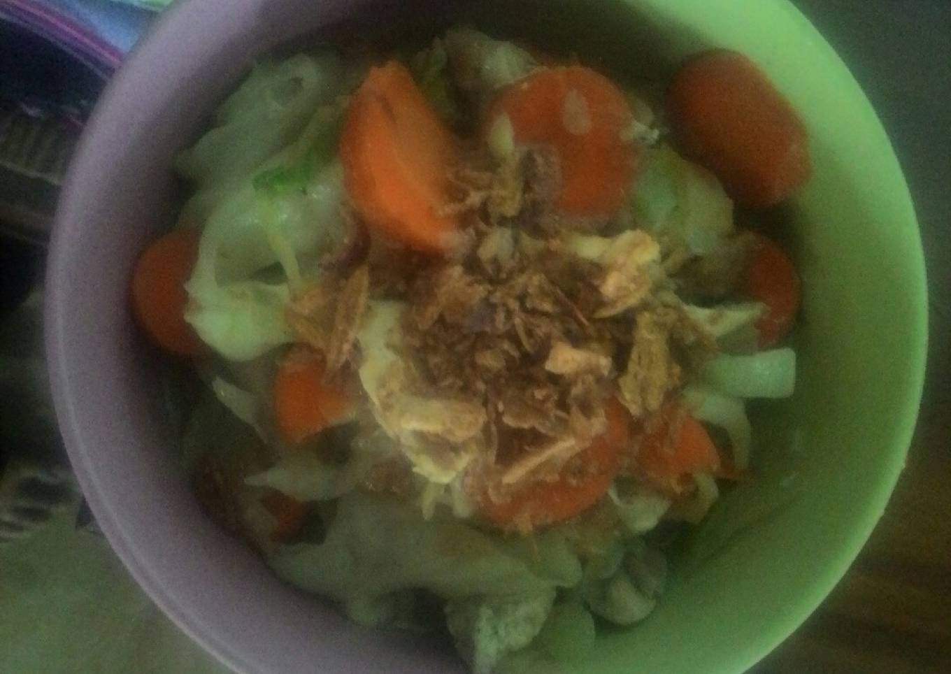 Sup diet sehat ayam jamur