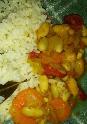 Una foto de Porotos al curry