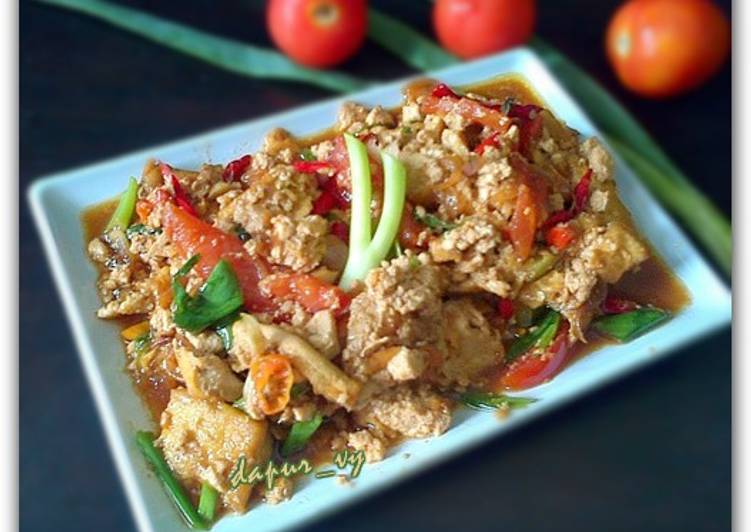 TAHU Hancur Masak Kecap