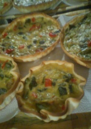 Una foto de Tartitas de verdura