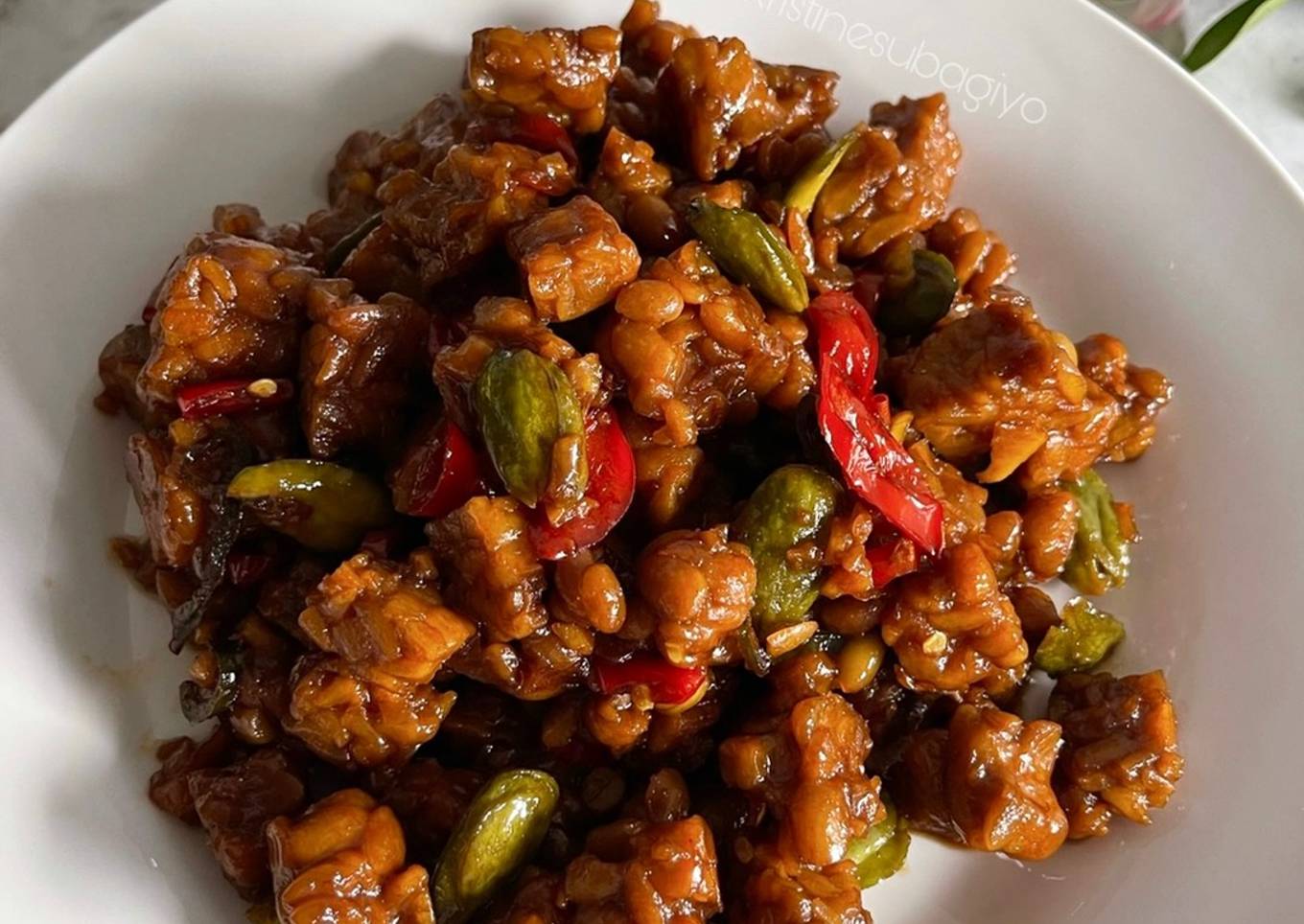 Tempe pete masak kecap sedaaap