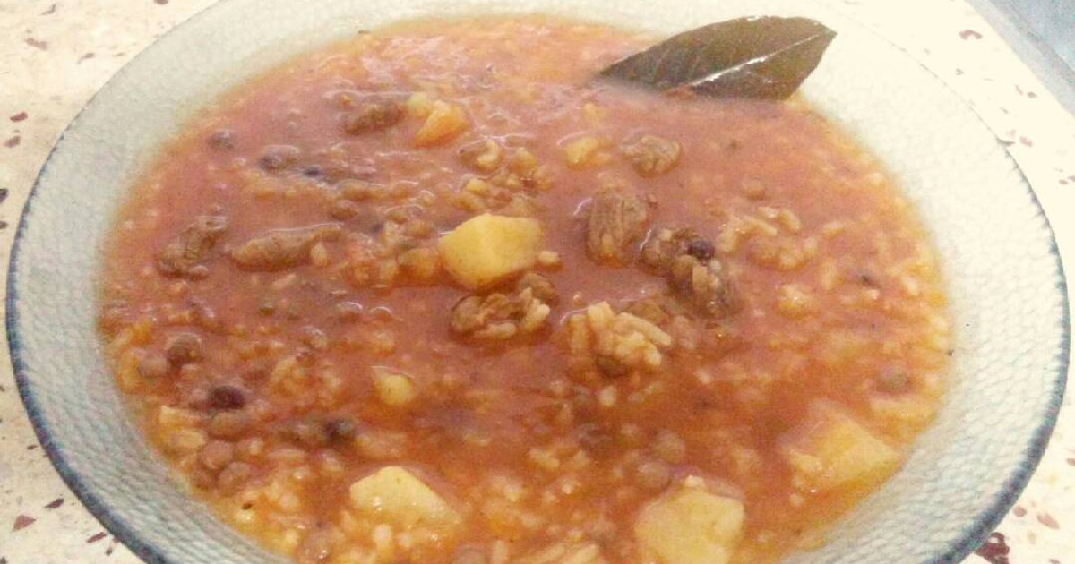 Guiso Exprés De Arroz Y Lentejas Receta de May Merlo- Cookpad