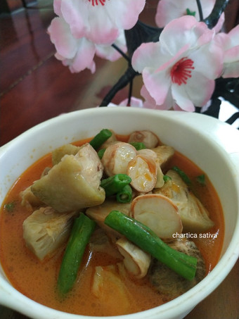 Resep Lodeh kluwih kacang panjang, Enak