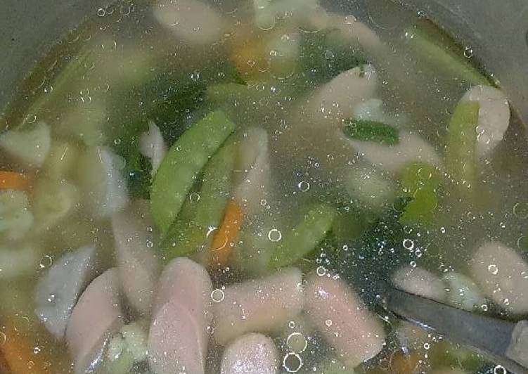 Cara Gampang Membuat Sayur sup simple ala mahmud 😁, Sempurna