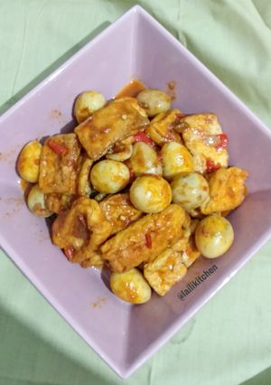 Foto resep Bali telur puyuh dan tahu