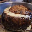 Zapallo kabutia relleno de carne y queso