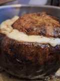 Zapallo kabutia relleno de carne y queso