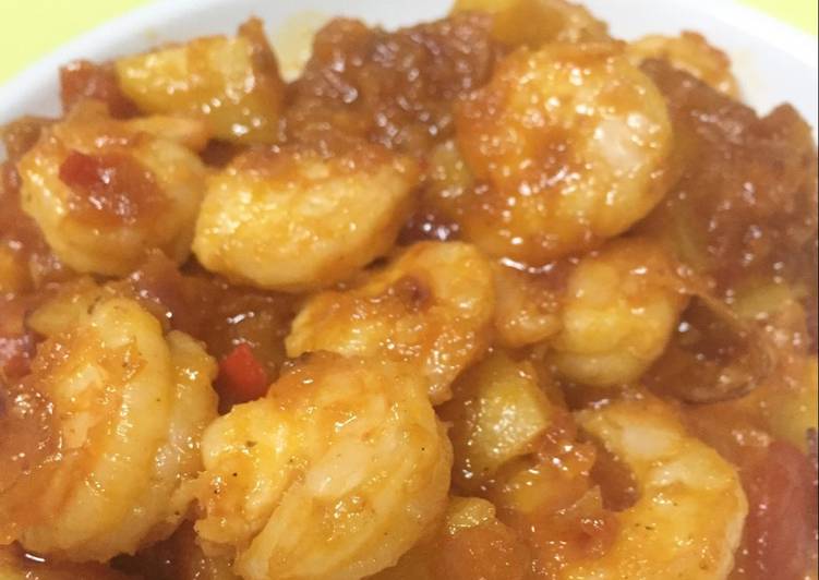 Sambal udang pedas manis peraktis