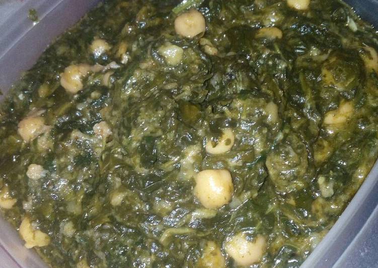 Espinacas con garbanzos thermomix