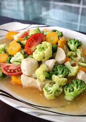 Foto resep Sup brokoli bakso