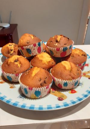 Φωτογραφία της συνταγής Cup cakes σοκολάτα-πορτοκάλι