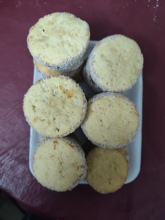 Una foto de Alfajores de Maizena a mi estilo