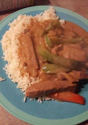 A picture of Pepper Steak.