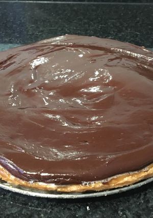 Una foto de Tarta de dulce de leche y chocolate