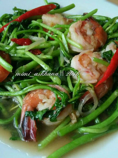Foto resep Selada Air cah Udang