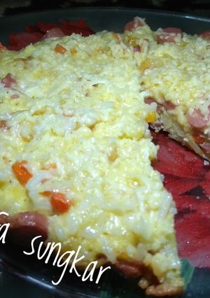 Foto resep 10#- omelet nasi keju #seninsemangat