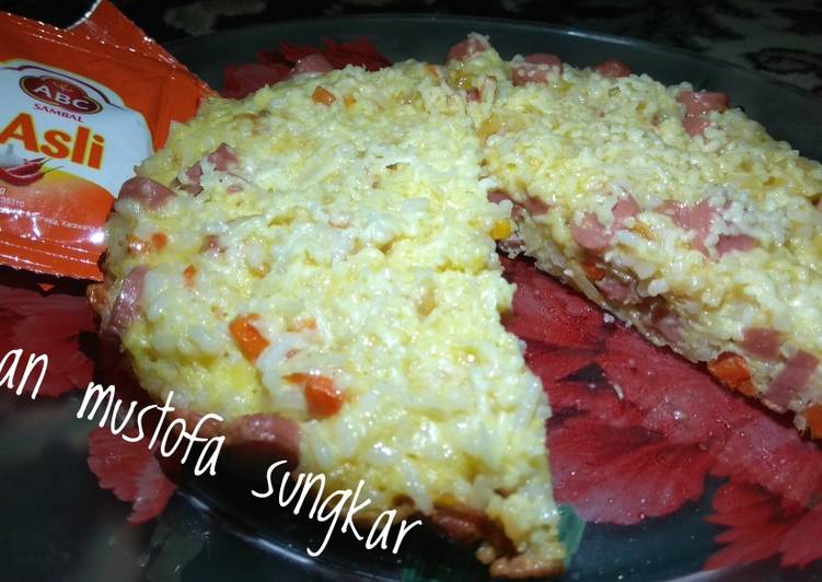 10#- omelet nasi keju #seninsemangat