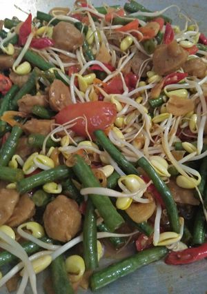 Foto resep Tumis/oseng kacang panjang