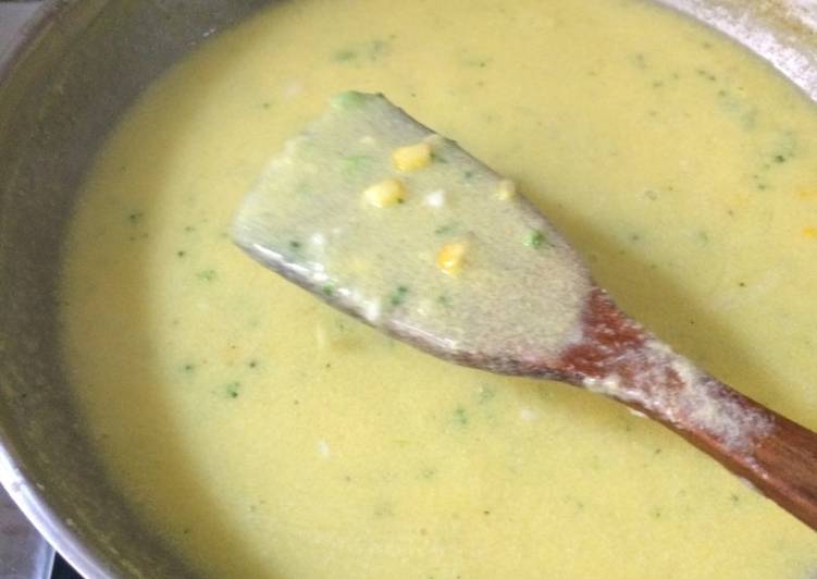 Bahan memasak Krim sup jagung, Sempurna