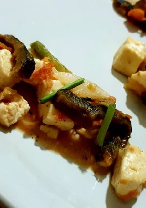 Una foto de Rajas con queso