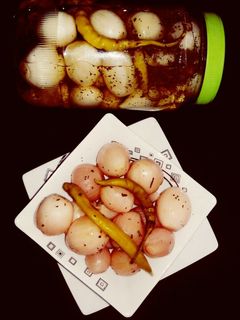 عکسی از دستور ترشی پیاز