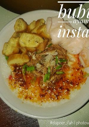 Foto resep Bubur ayam instant