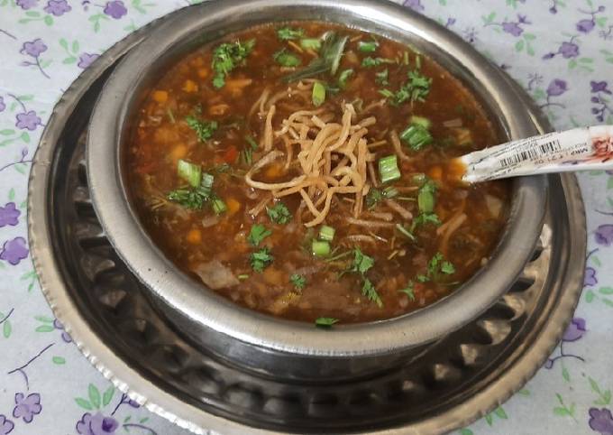 Chinese style Veg manchow soup