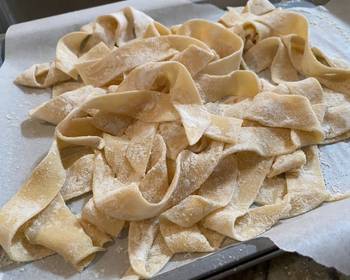 The New Way Cooking Recipe Fresh homemade pappardelle Very Delicious