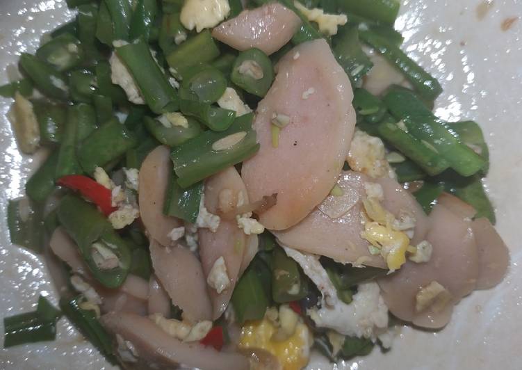 Tumis Buncis Telur sosis