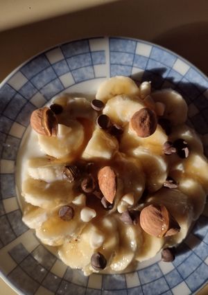 Una foto de Banana split