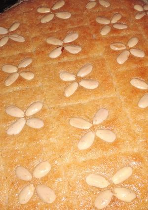 صورة لوصفة بسبوسه بتشهي