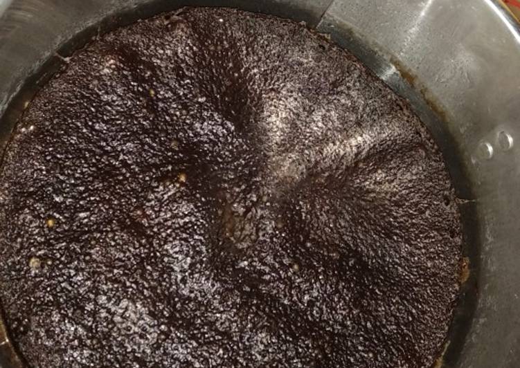 Steamed chocolate cake