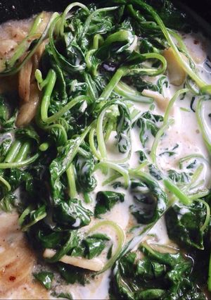 Foto resep Creamy Spinach