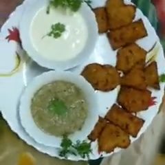 A picture of The yummy sabudana cutlets'.