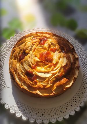 Foto di Torta di mele e marmellata