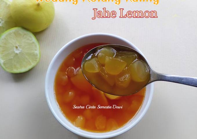 243. Wedang Kolang-kaling Jahe Lemon (Ta'jil Sehat)