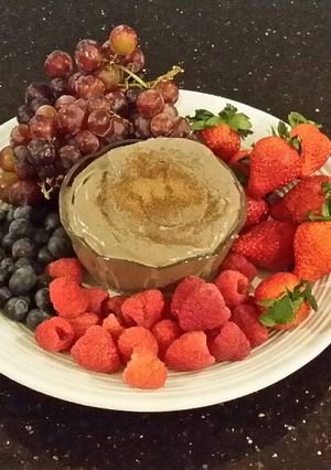 A picture of Chocolate Cream Fruit Dip.