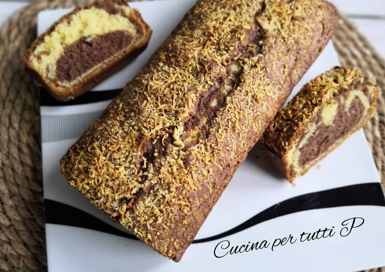 La Meilleur Recette De Cake marbré Vanille/Chocolat, très facile