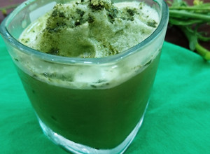 Hình của món Matcha đá xay.