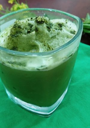 Hình của món Matcha đá xay.