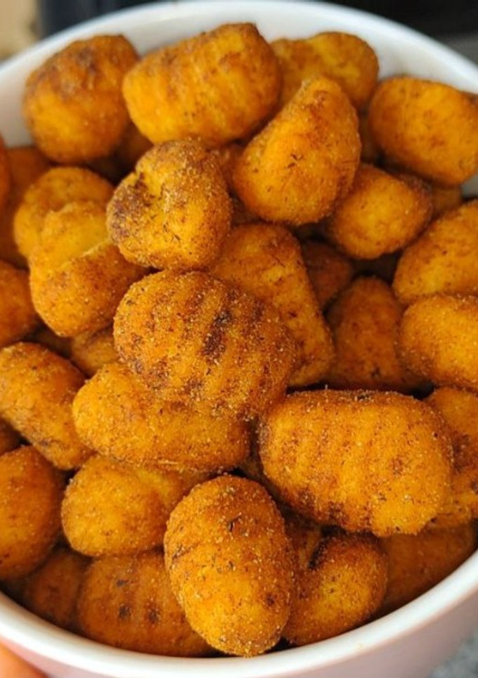 Una foto de Ñoquis especiados en la AirFryer Cecofry Advanced 5000