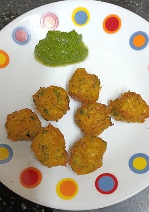 A picture of 🌽Corn Pakoras🌽 (Fritters).