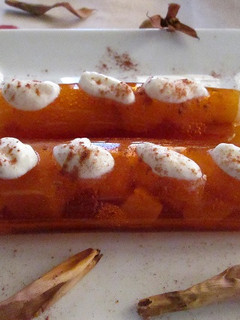 Una foto de Canelones de gelatina de ciruela