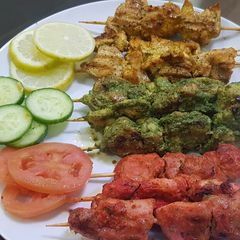 A picture of Chicken tikka 3 colour recipe.