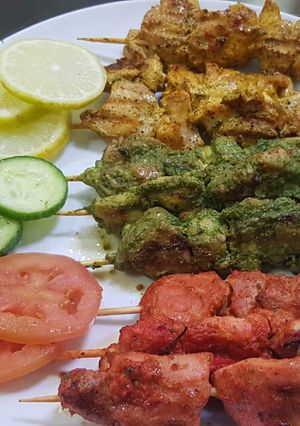 A picture of Chicken tikka 3 colour recipe.