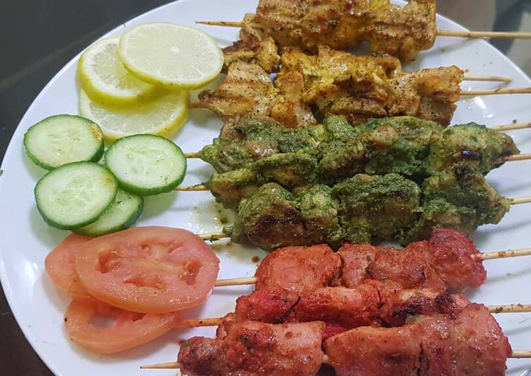 Step-by-Step Guide to Make Award-winning Chicken tikka 3 colour recipe
