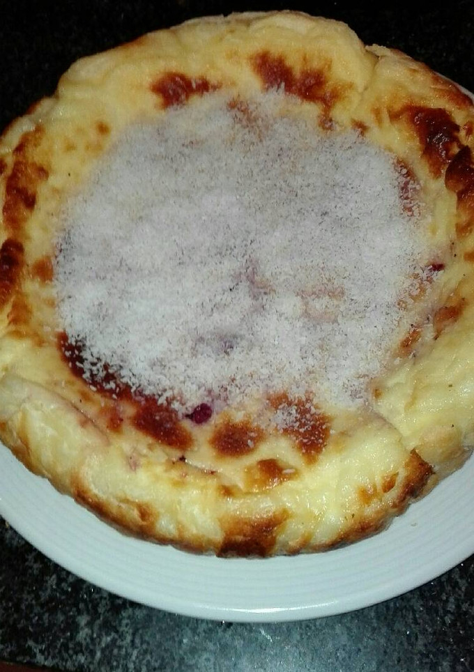 Una foto de Tarta de queso y coco en hojaldre en la olla GM f