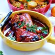 Podudzia indyka pieczone w sosie Bloody Mary (Krwawa Mary)