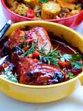 Podudzia indyka pieczone w sosie Bloody Mary (Krwawa Mary)