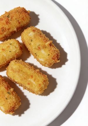 Una foto de Croquetas de arroz